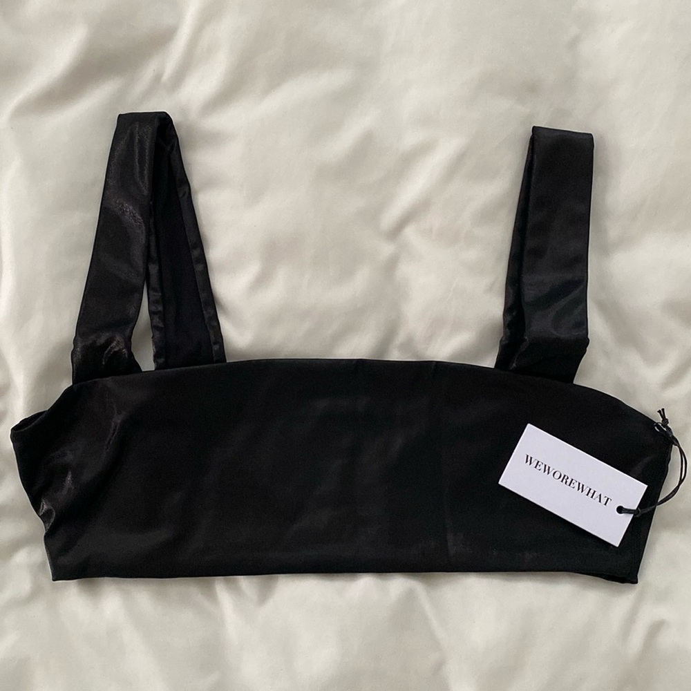 NWT! WeWoreWhat bandeau bra top